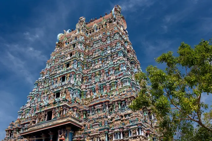The Meenakshi Temple at Madurai